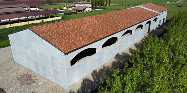Capannone agricolo cemento armato antisismico Modena